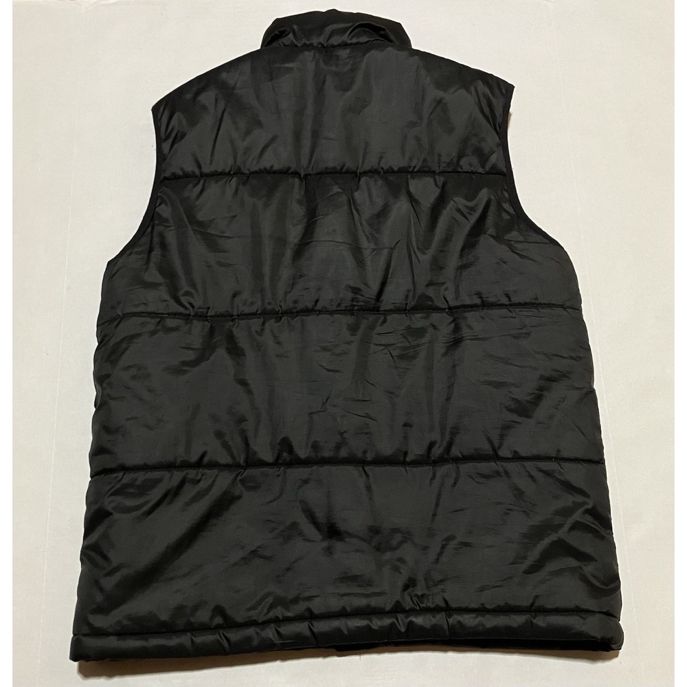 Adidas Puffer Vest Mens Size Medium Full Zip Pockets Performance Outdoor Classic - Picture 6 of 6